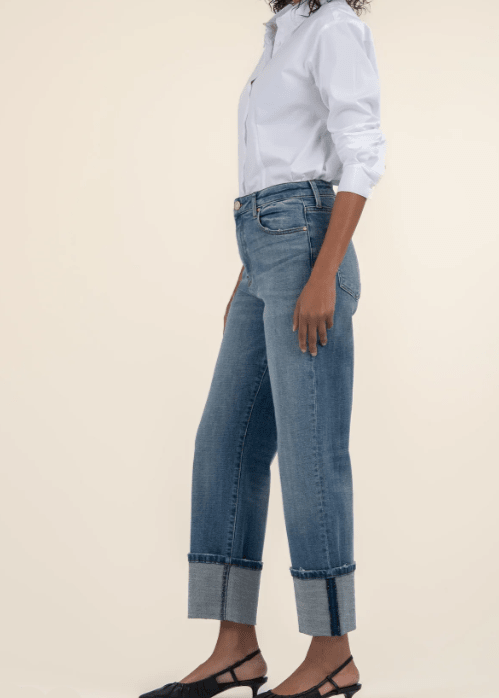 KUT From The Kloth Sienna High Rise Cuff Jeans - FINAL SALE! - The Nines