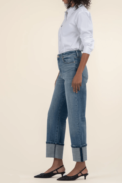 KUT From The Kloth Sienna High Rise Cuff Jeans - FINAL SALE! - The Nines