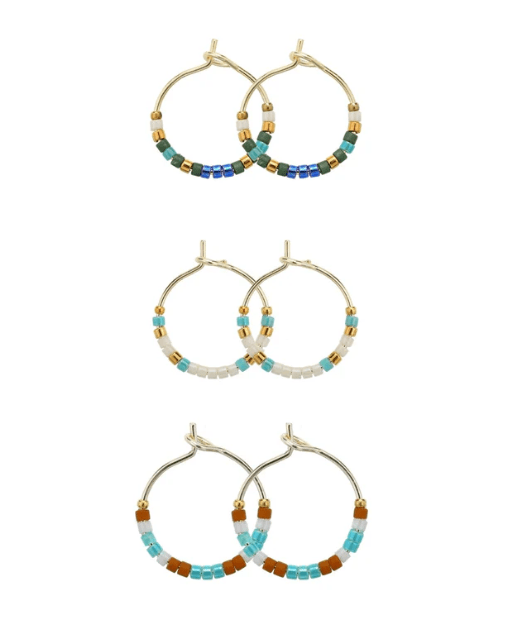 Petite Miyuka Delicate Hoops Set - 2 colors! - The Nines