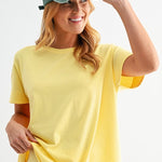 Shoreline Pima Cotton Slouchy Tee - 3 Colors! - The Nines