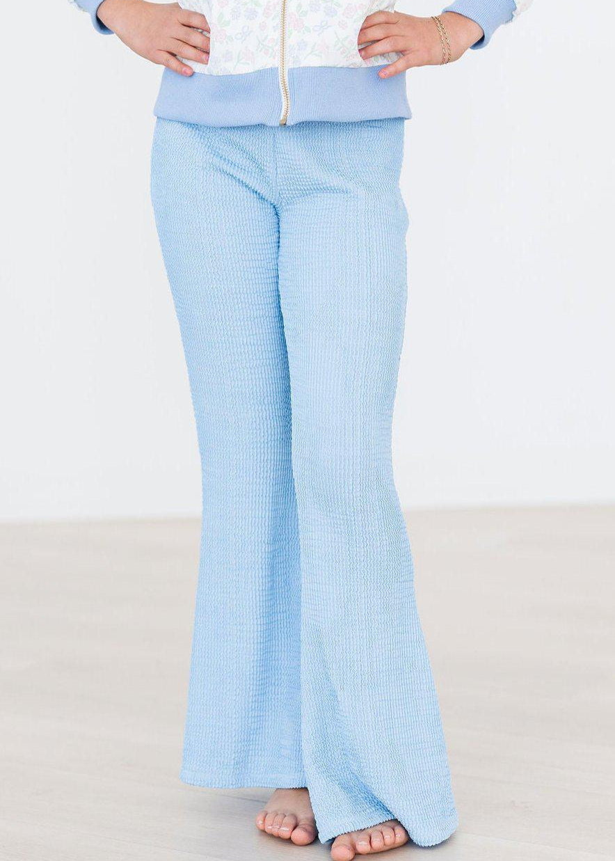 Sky Blue Scrunchy Bells - The Nines