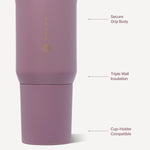 HydroJug 20 oz Sport - Rosewood - The Nines