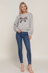 Sequin Bow Pullovers - 2 Colors! - FINAL SALE