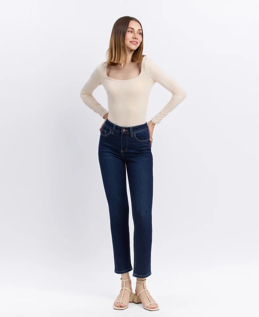 Vervet High Rise Ankle Slim Straight - FINAL SALE! - The Nines