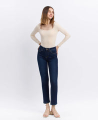 Vervet High Rise Ankle Slim Straight