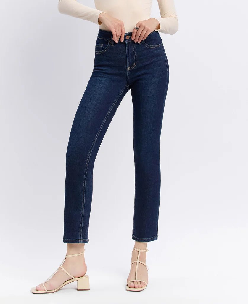 Vervet High Rise Ankle Slim Straight - FINAL SALE! - The Nines
