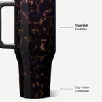 HydroJug 32 oz Traveler - Mocha Tortoise - The Nines