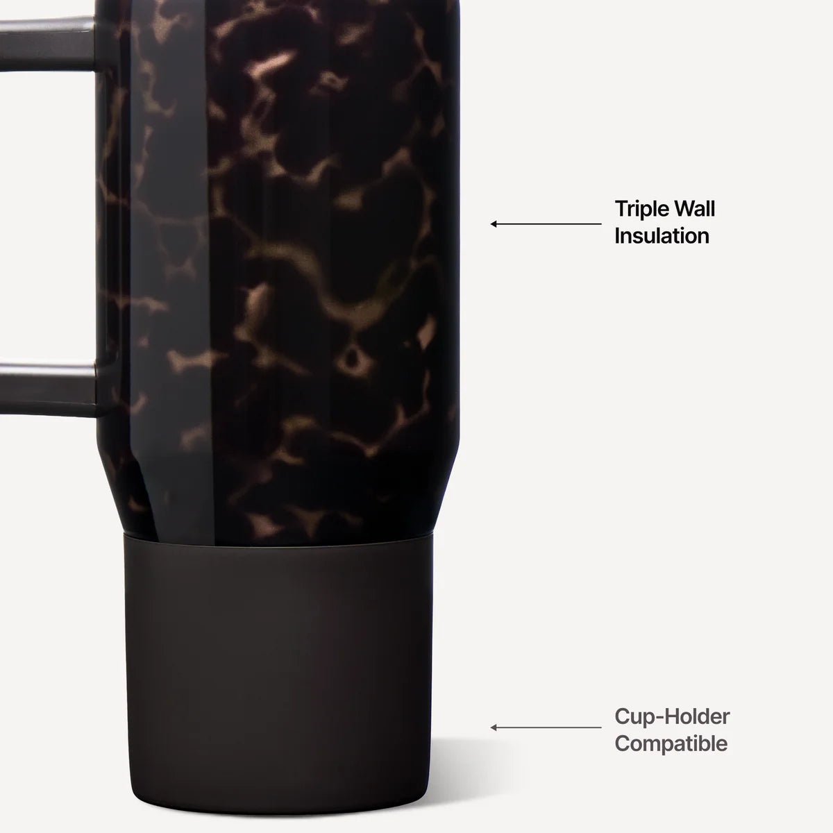 HydroJug Coffee Traveler - Mocha Tortoise - The Nines