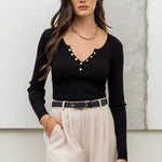 Jasmine Baby Ribbed Fitted Top - 7 Colors! - The Nines