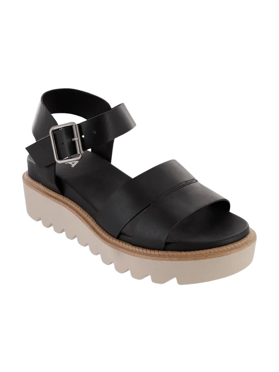 Mia Jovie Sandal - Black - The Nines