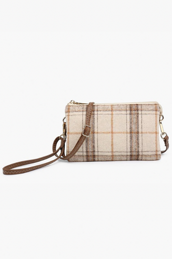 The Riley Plaid Convertible Crossbody - 2 Colors!