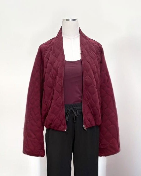 Quilted Bomber Jacket - 4 colors! - The Nines