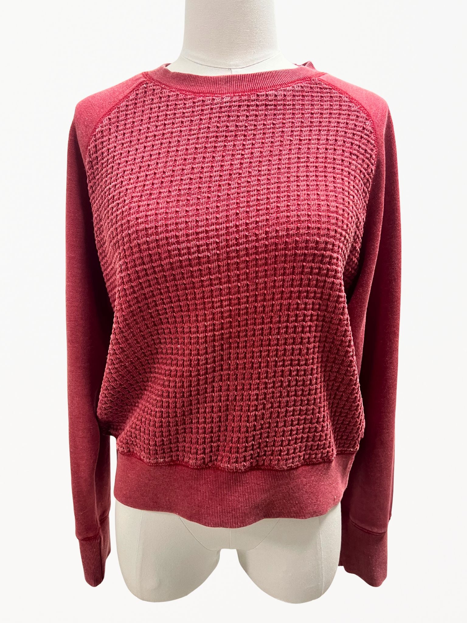 Mono B Waffle Pullover - 2 colors! - The Nines