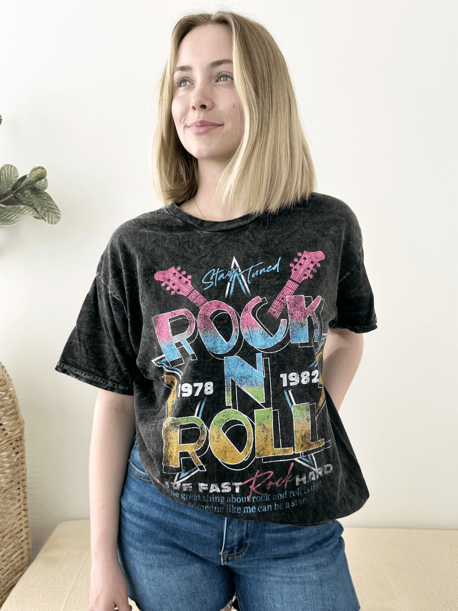 "Rock & Roll" Mineral Tee - The Nines