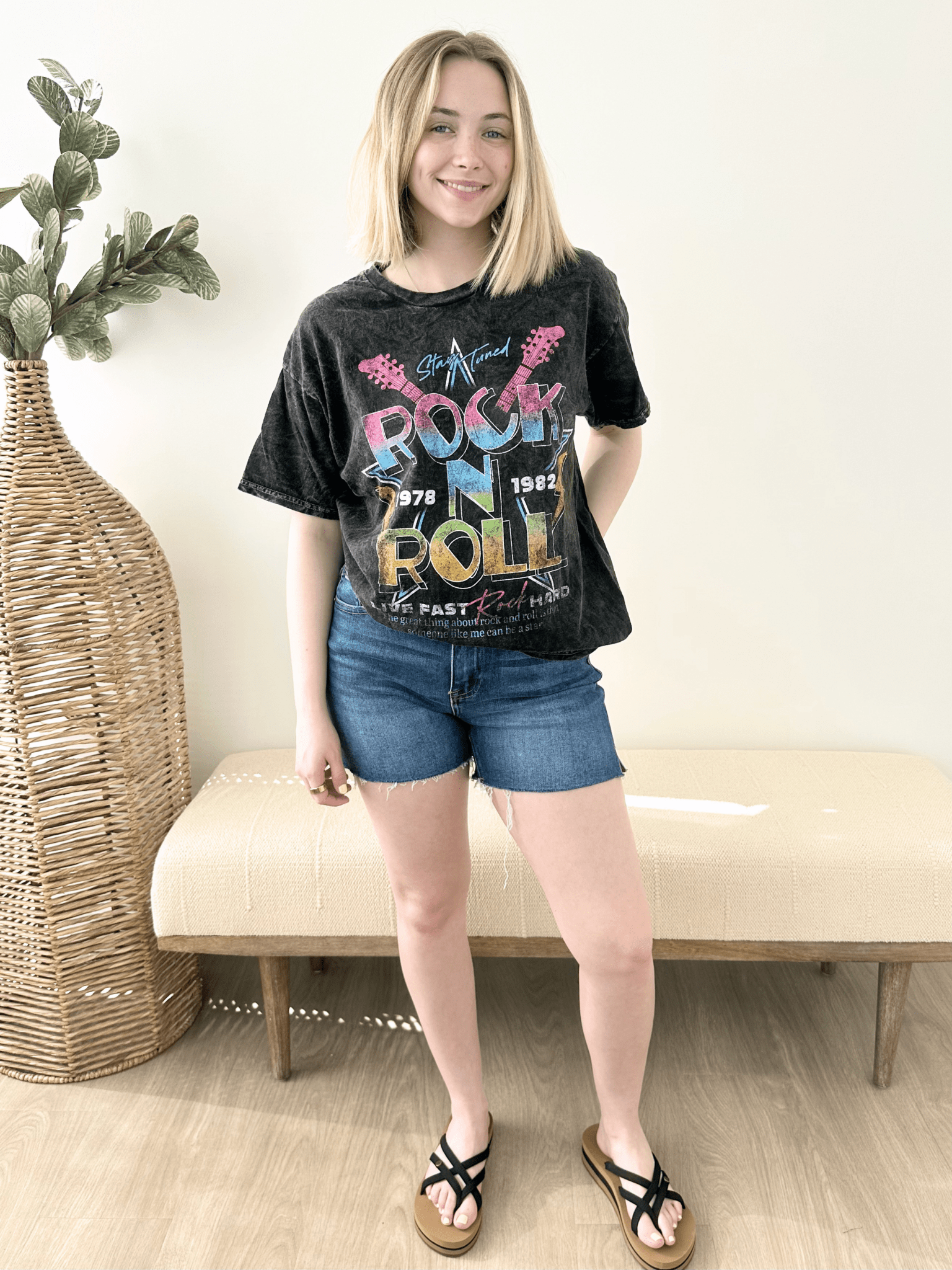 "Rock & Roll" Mineral Tee - The Nines