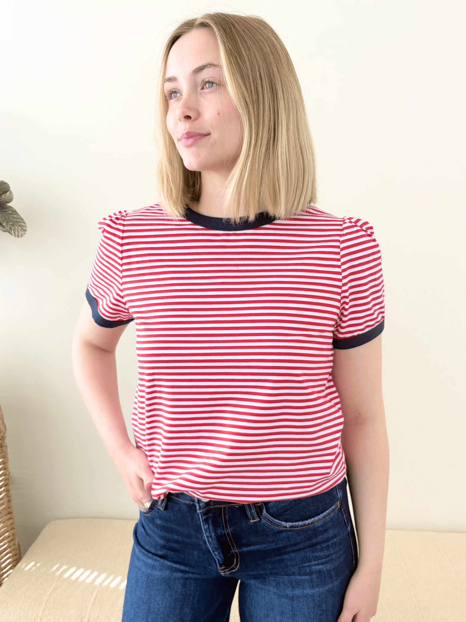 Sunny Days Striped Tee - The Nines