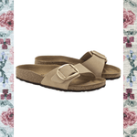 Birkenstock Madrid Sandcastle Nubuck Sandal - FINAL SALE! - The Nines