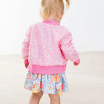 Bubblegum Pink Sequin Jacket - The Nines