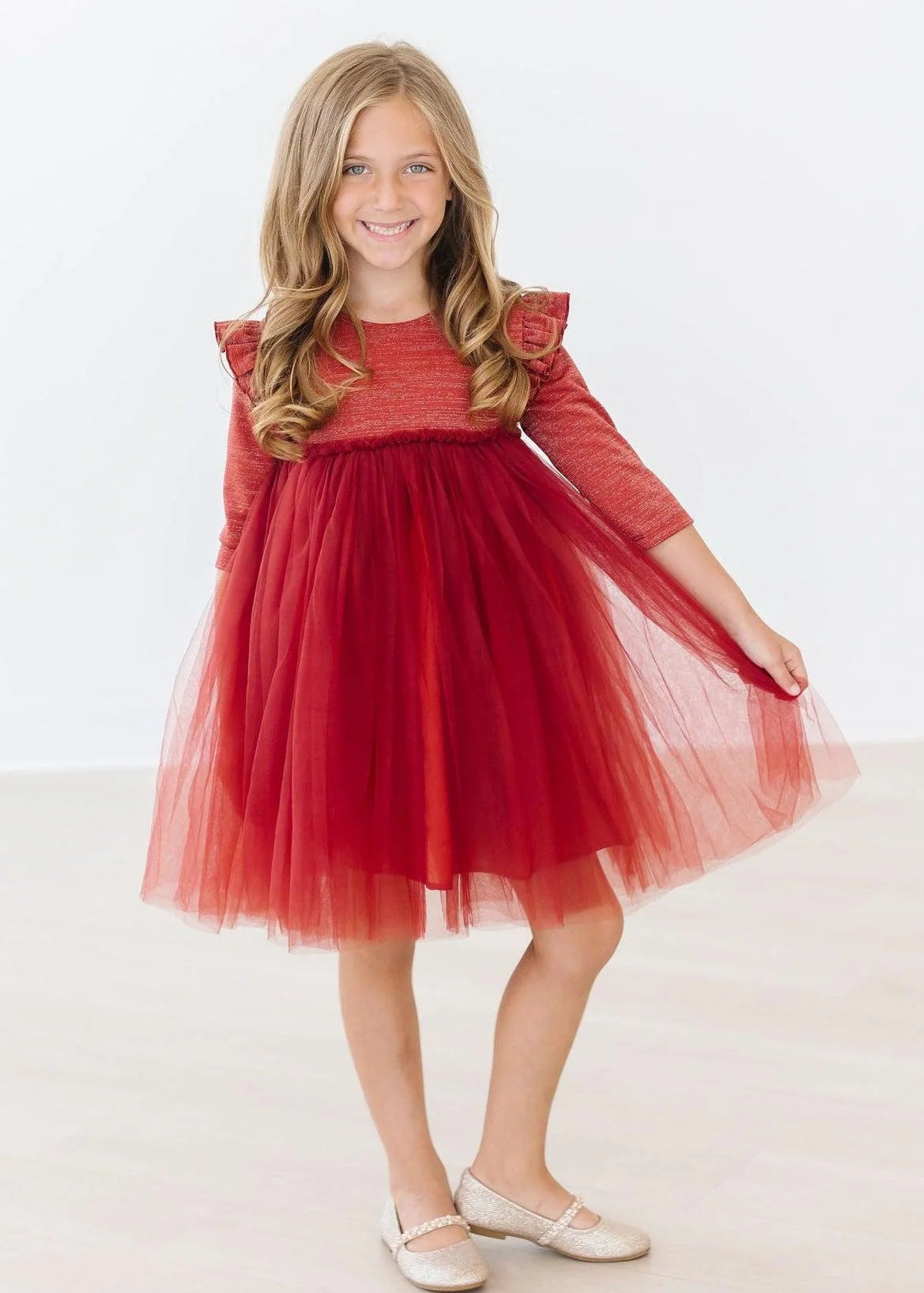 Pumpkin Spice Shimmer Tutu Dress - The Nines