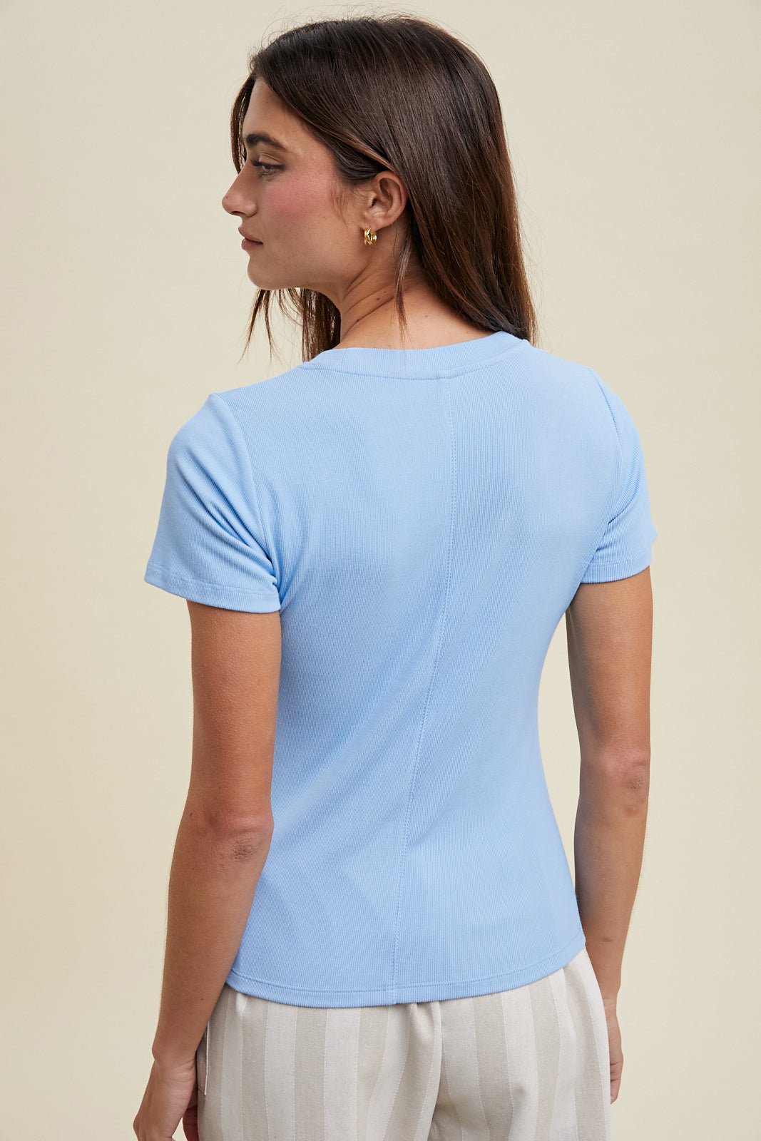 Basic Scoop Neck Top - The Nines