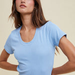 Basic Scoop Neck Top - The Nines