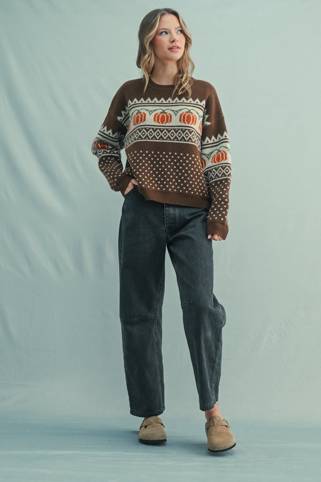 Pumpkin Sweater - 2 colors! - The Nines