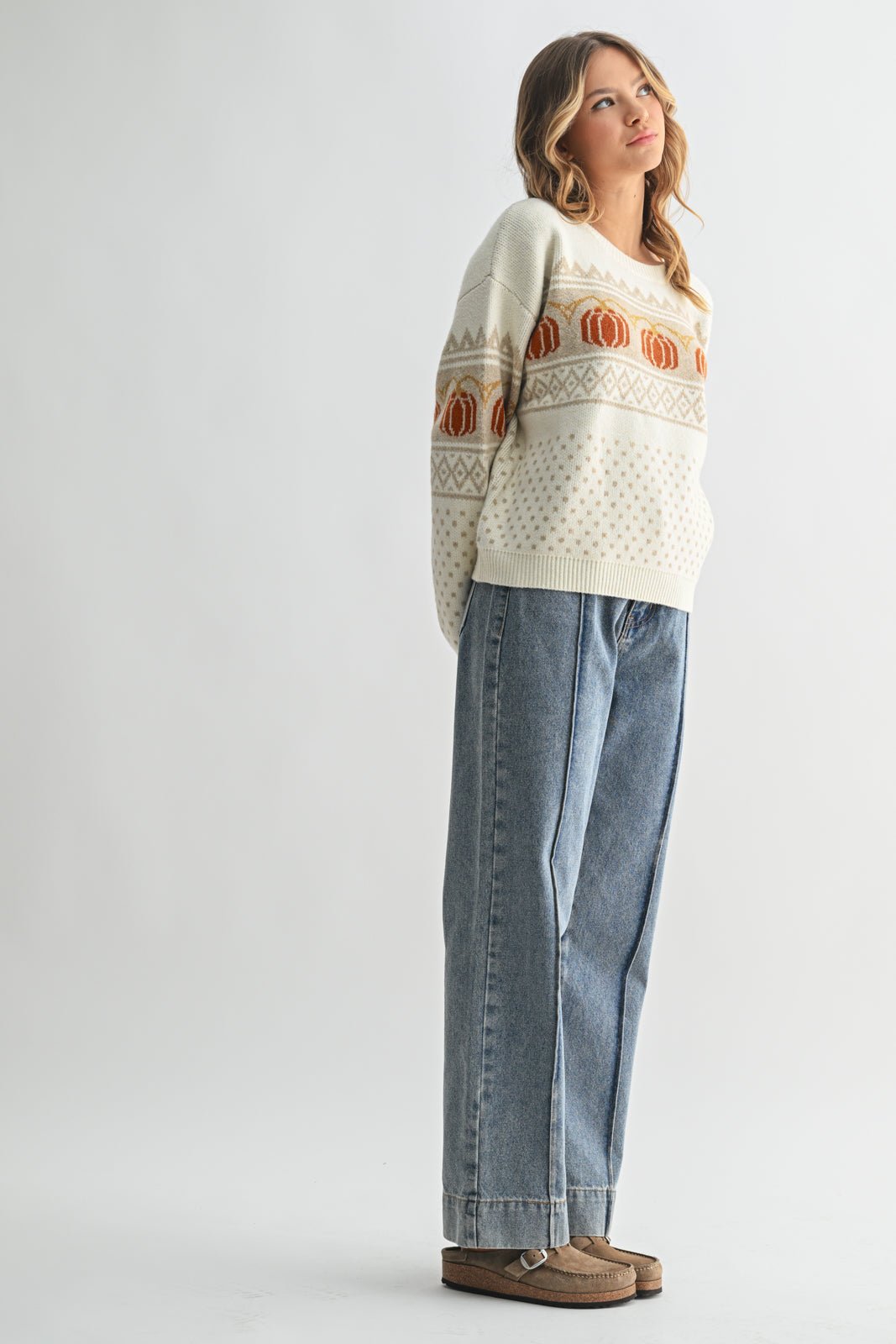 Pumpkin Sweater - 2 colors! - The Nines