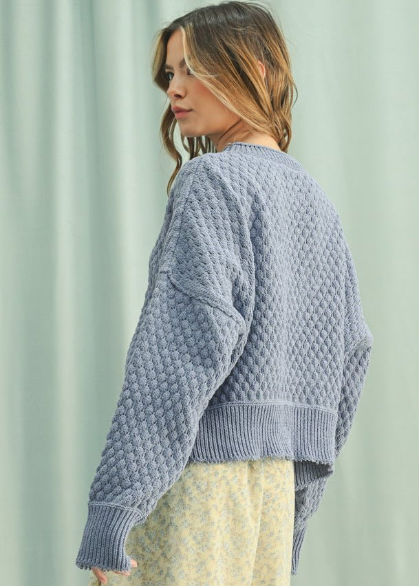 Wishlist Light Blue Sweater - The Nines