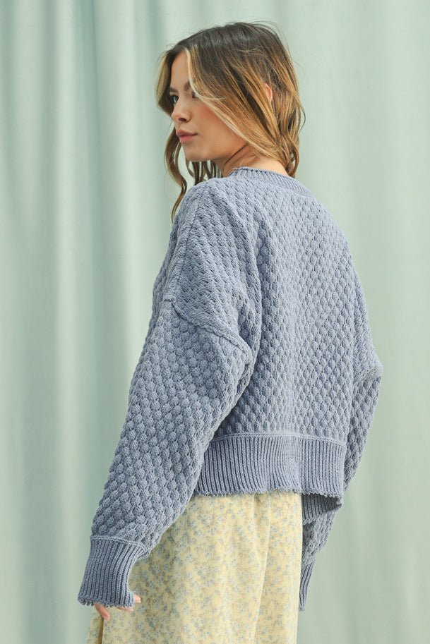 Wishlist Light Blue Sweater - The Nines