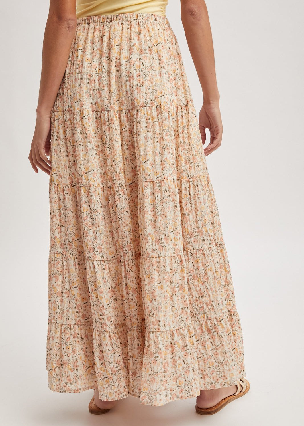 Ivory Ditsy Floral Skirt - The Nines