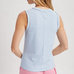 Striped Raw Edge Knit Tank - 4 Colors! - The Nines
