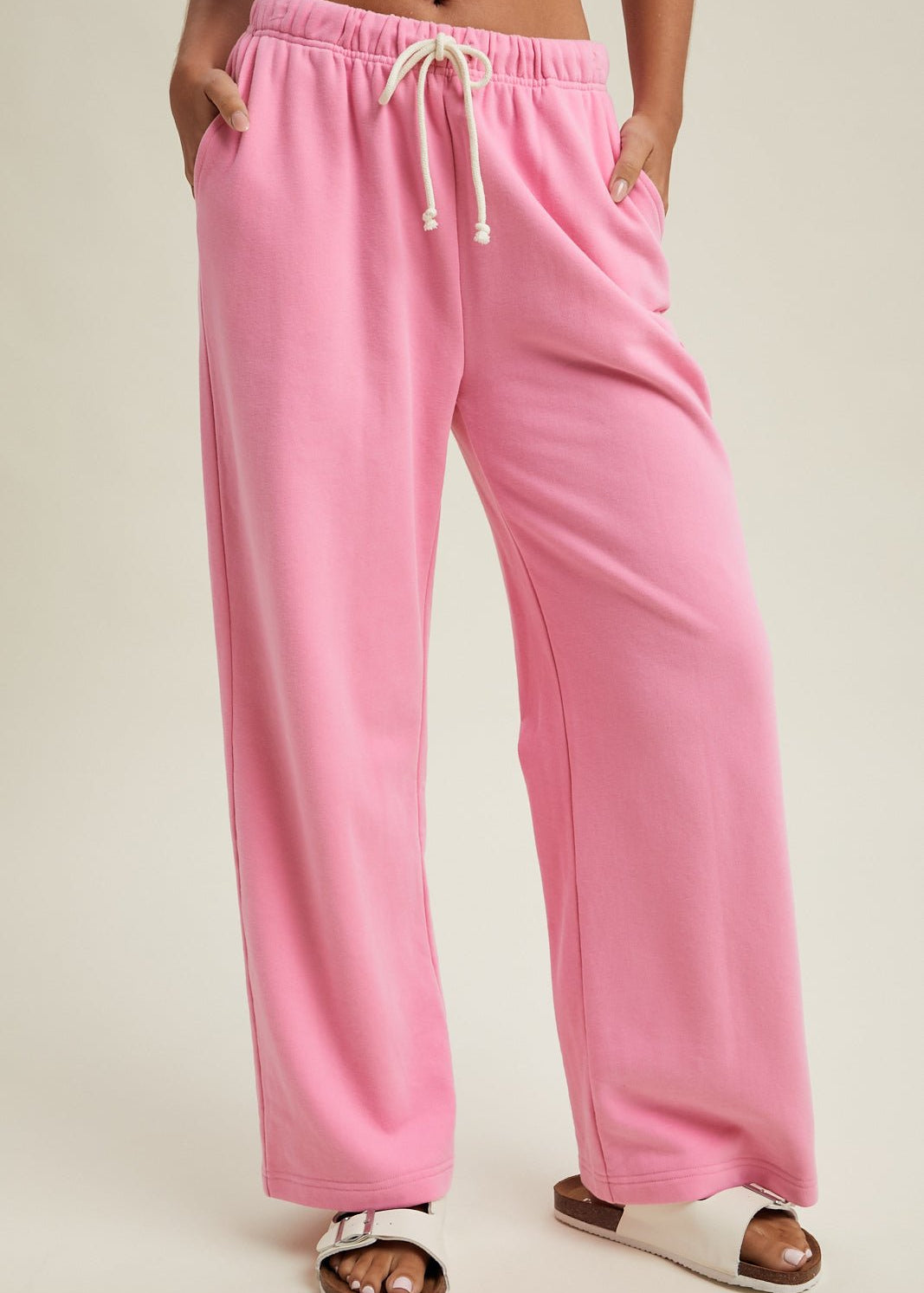 Punch Drawstring Knit Pants - The Nines