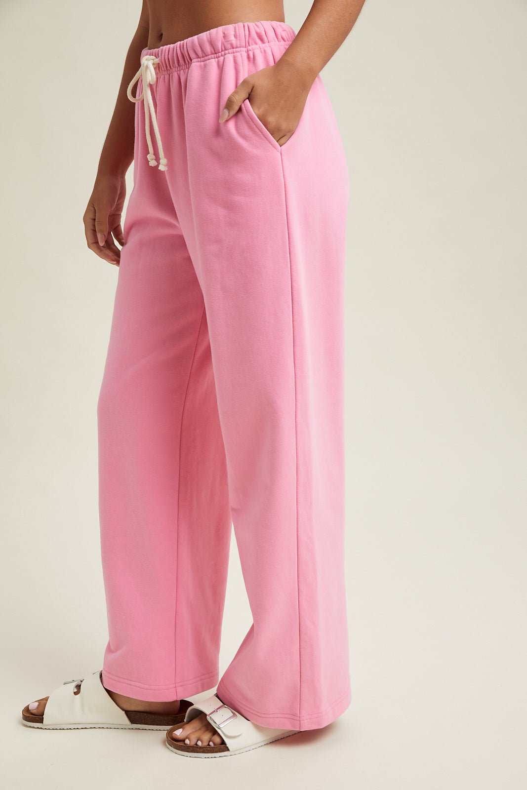 Punch Drawstring Knit Pants - The Nines
