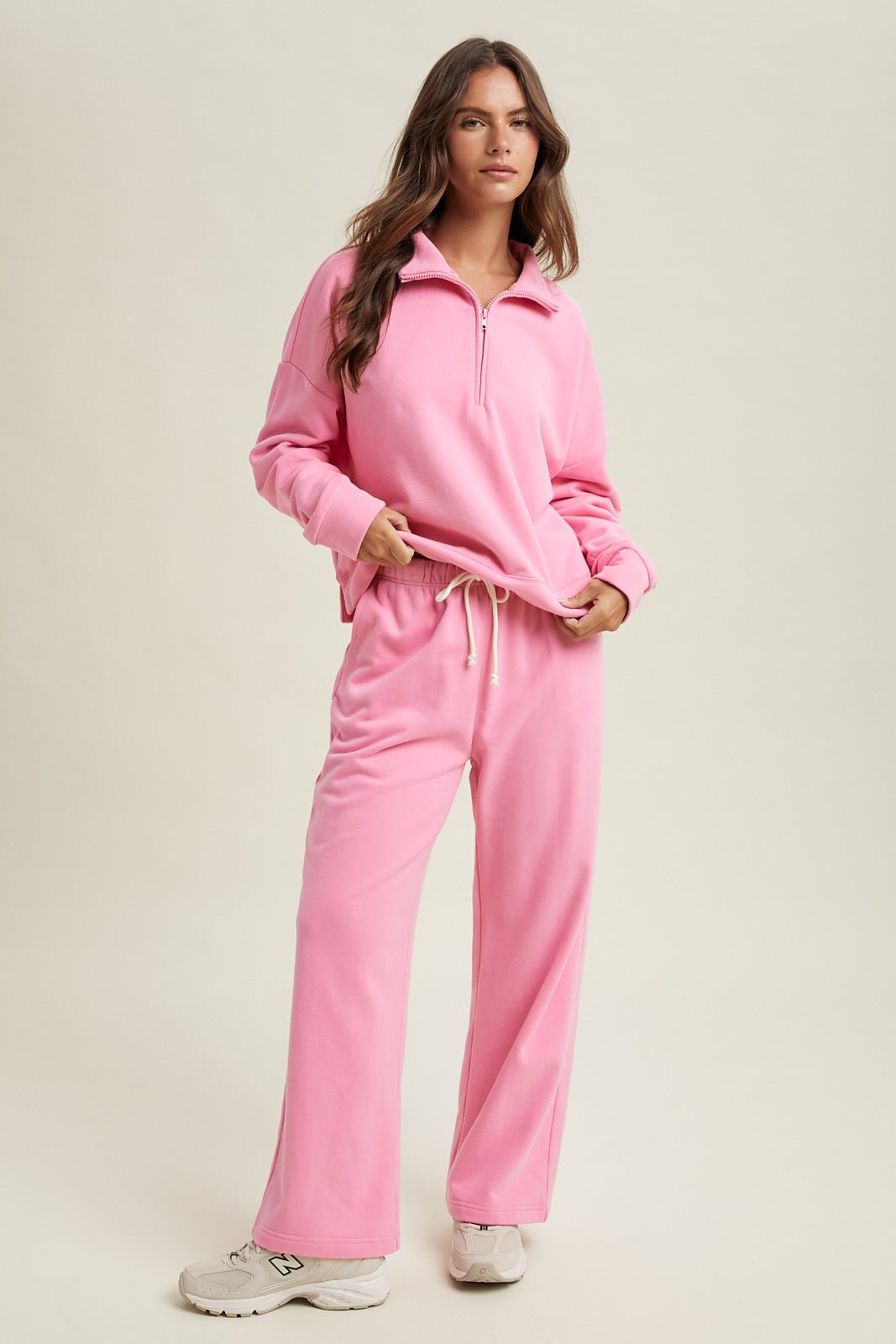 Punch Drawstring Knit Pants - The Nines