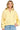 Super soft yellow fleece half zip top