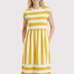 Ruby Striped Pocket Midi Dress - 2 colors! - The Nines