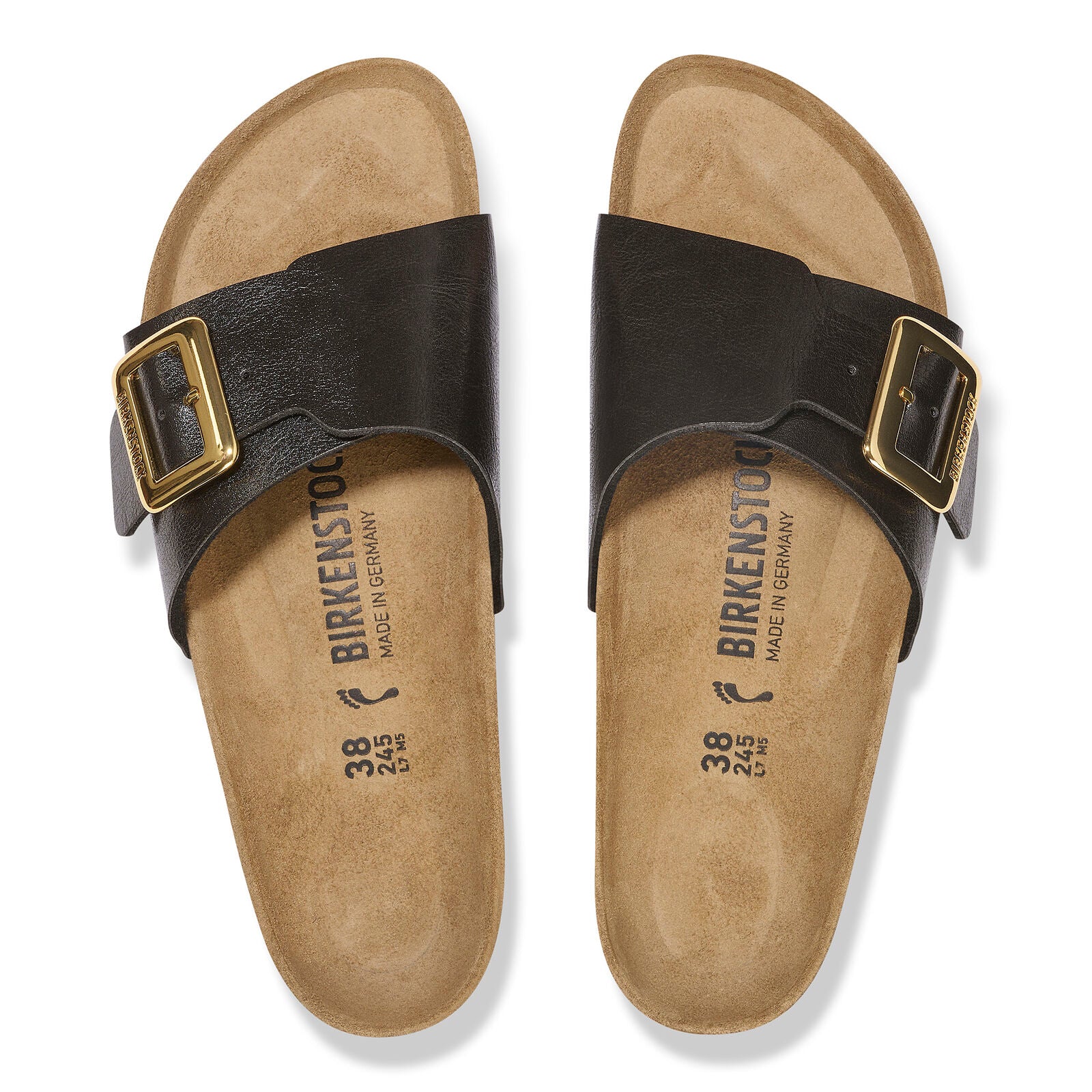 Birkenstock Catalina Luxe Buckle - Black - The Nines