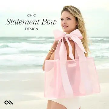Case - Mate Ballet Pink Bow Jelly Tote - The Nines