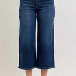 Judy Blue High Waist Cropped Ankle Wide - The Nines