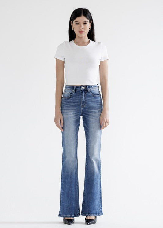 MICA High Rise Relaxed Flare Jean - The Nines