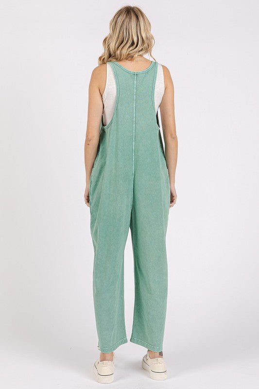 Mineral Wash Jumpsuit - 2 Colors! - The Nines