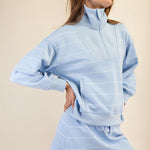 Scuba Striped Quarter Zip - 2 Colors! - The Nines