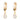 Teardrop Huggie Earrings - The Nines