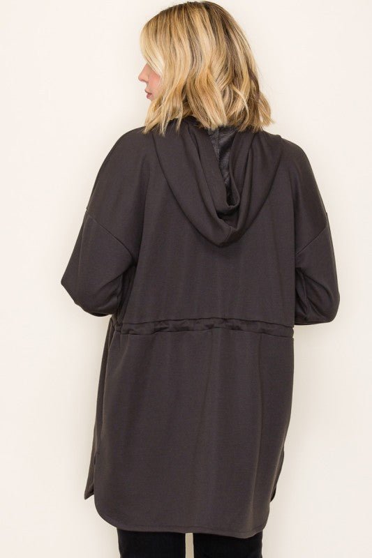 French Terry Duster Hoodie Jacket - The Nines