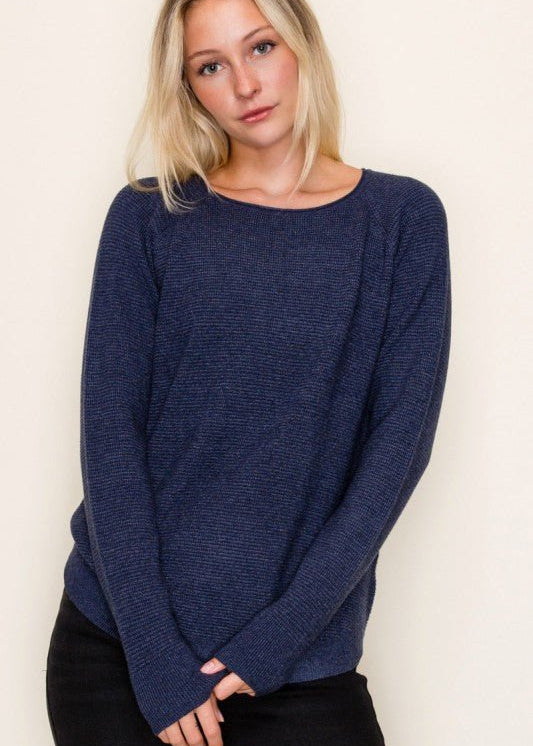 Textured Waffle Long Sleeve - 3 Colors! - The Nines
