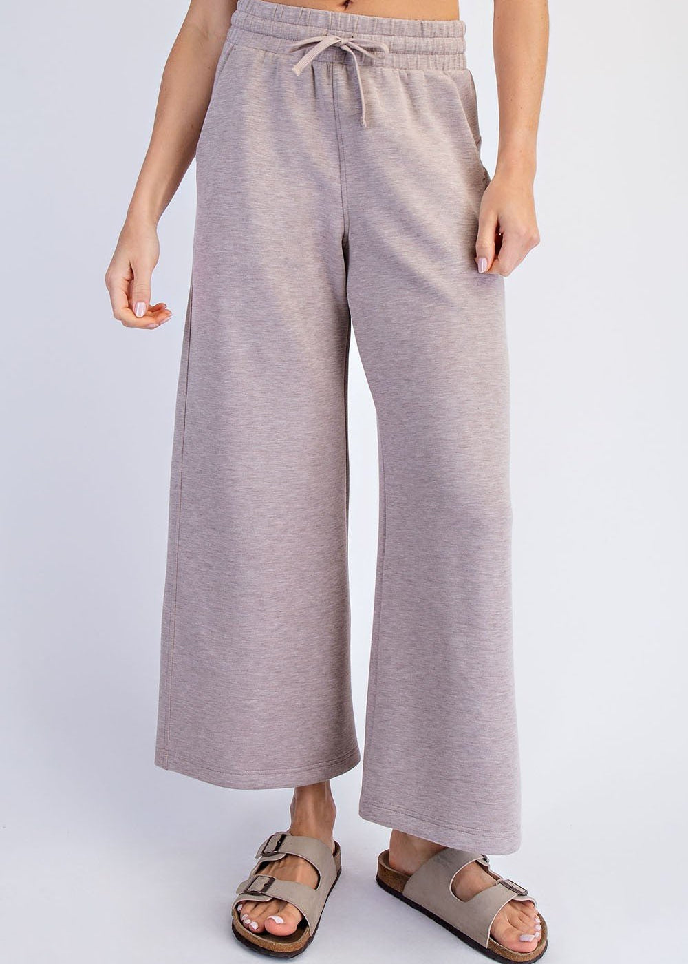 Scuba Cropped Wide Leg - 3 Colors! - The Nines