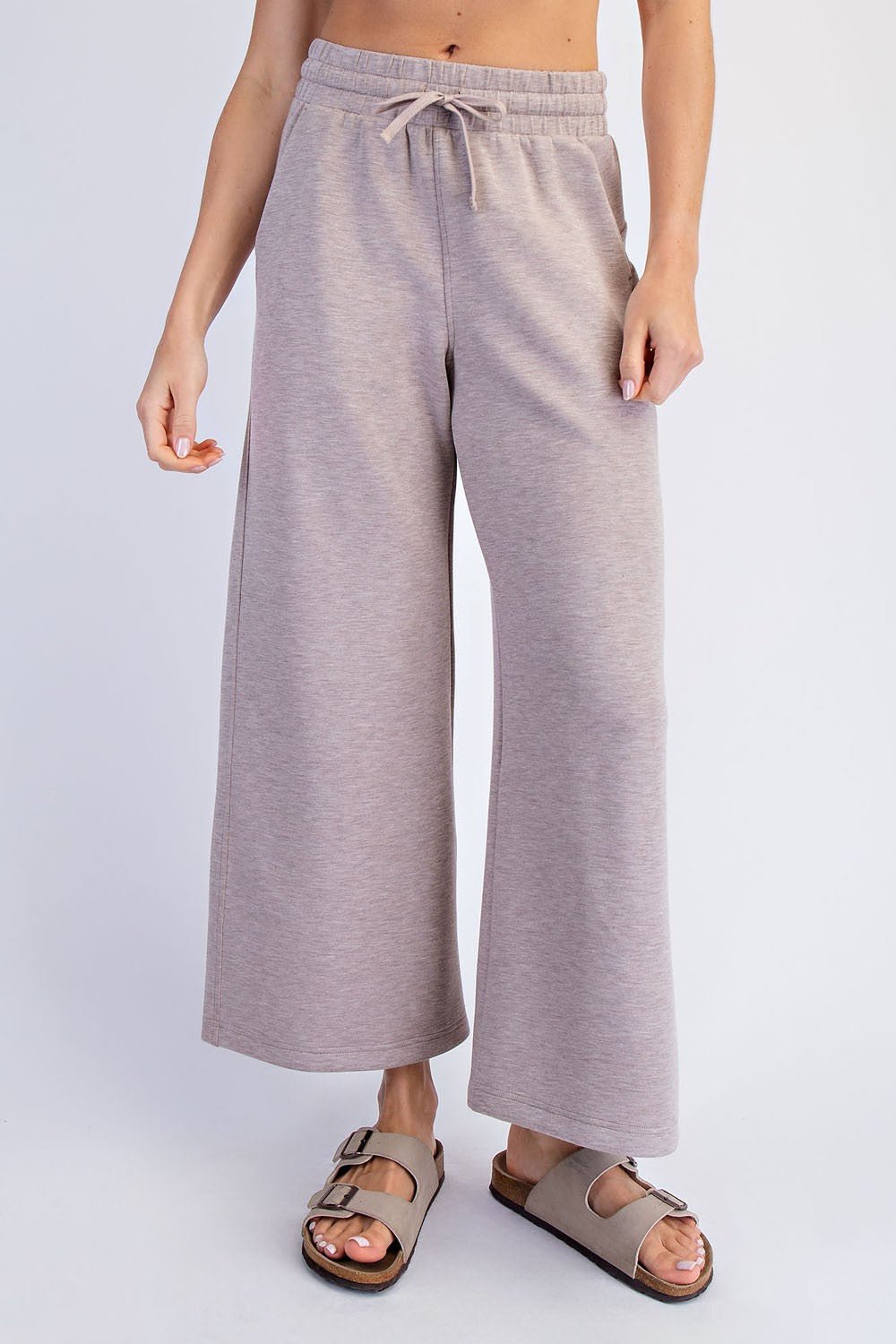 Scuba Cropped Wide Leg - 3 Colors! - The Nines