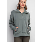 Mock Neck Quarter Zip - 5 colors! - The Nines