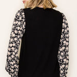 Floral Sleeve Tops - 2 Colors! - The Nines