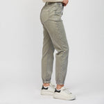 MICA High Rise Crop Ash Olive Gray Jogger - The Nines
